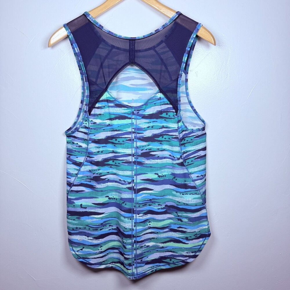 Lululemon Sculp Tank Top Seven Wonders Multi Hero Blue  Medium 8? - Picture 4 of 8